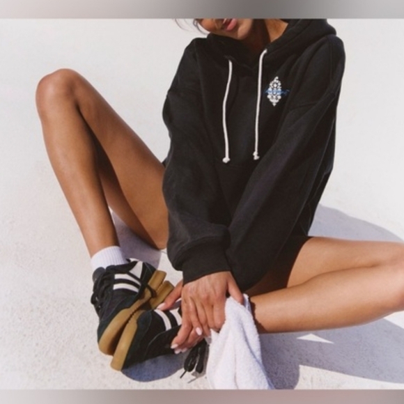 NWOT Free People Movement Final Call Logo Hoodie SMALL - Picture 4 of 11